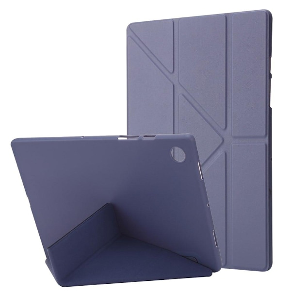 Samsung Galaxy Tab A8 10.5 (2021) Silikonfodral med V-fold - Lila Lila
