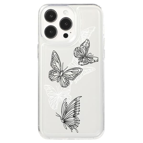 Supertynt og slitesterkt mykt deksel for iPhone 15 Pro Max - Style E White