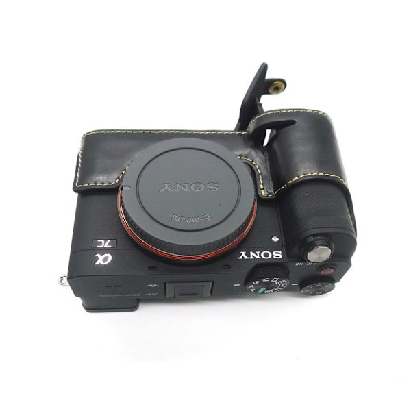Sony a7C nahkakotelo - Musta Black