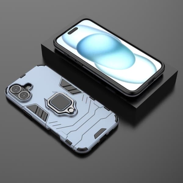 Iskunkestävä iPhone 16 Plus Panther-kuoret - Sininen Blue