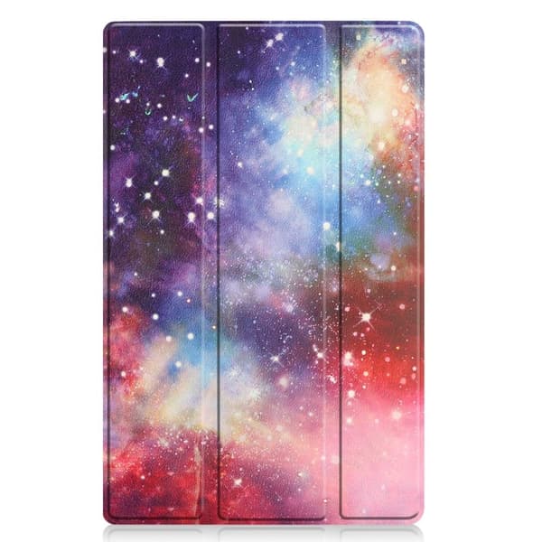 Lenovo Tab M10 Plus (Gen 3) skinnveske med trefoldig mønster - Stjernetåke Multicolor
