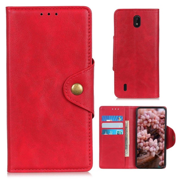 Alpha läder Nokia C01 Plus fodral - Röd Röd