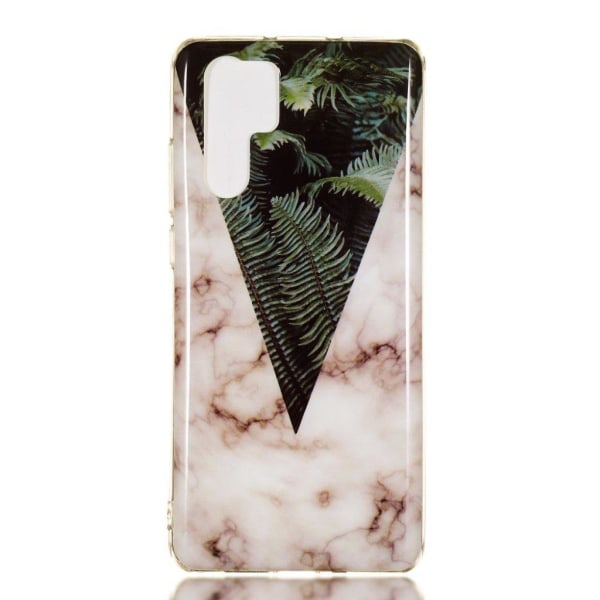 Huawei P30 Pro marmor mønster blødt etui - Model F Multicolor