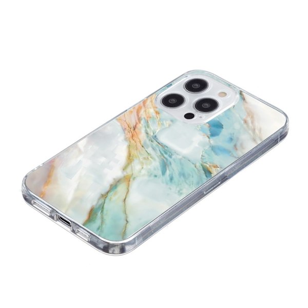 Vibe iPhone 16 Pro Max cover - Oliemaleri Marmor Blue