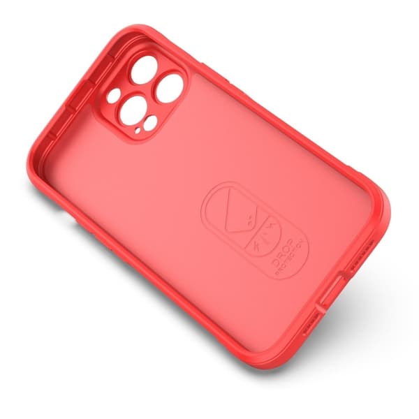 Deksel med mykt grep for iPhone 13 Pro Max - Rød Red