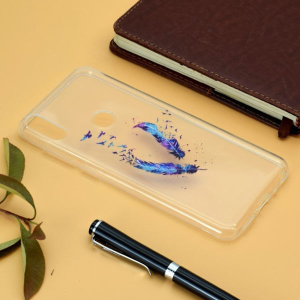 Deco ASUS ZenFone Max Pro (M2) case - Feather og Fugler Multicolor