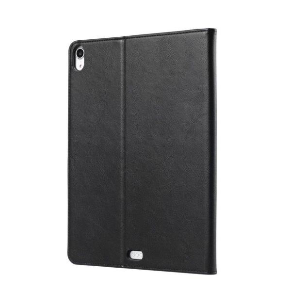 iPad Pro 11 inch (2018) plånboks skyddsfodral av mjukt syntetläd Svart