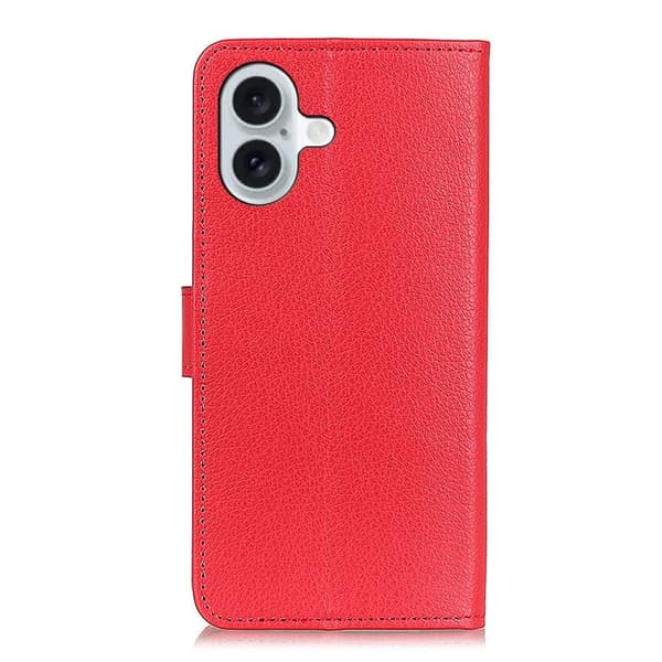 Classic iPhone 16 Plus flip kuoret - Punainen Red