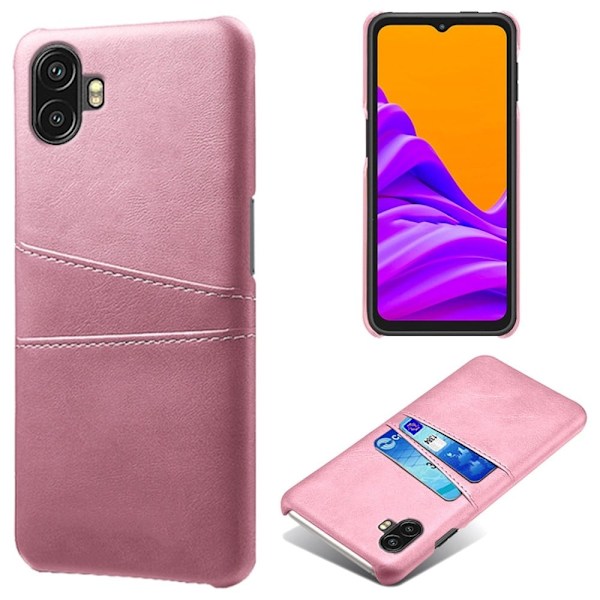 Samsung Galaxy Xcover 2 Pro skal med korthållare - Rosa Rosa