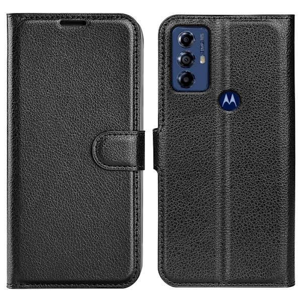 Klassisk Motorola Moto G Play (2023) Flip Etui - Sort Black