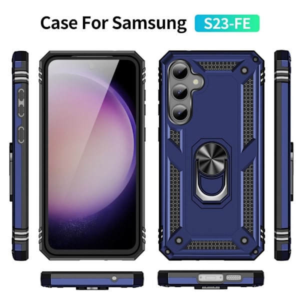 Bofink Combat Galaxy S23 Fe Etui - Blå Blue