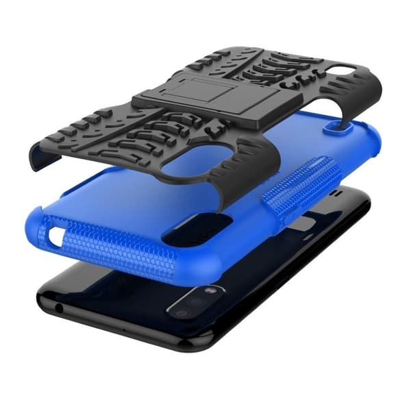 Offroad deksel - Samsung Galaxy A01 - Blå Blue