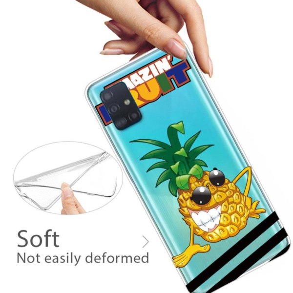 Deco Samsung Galaxy A71 skal - Ananas Gul