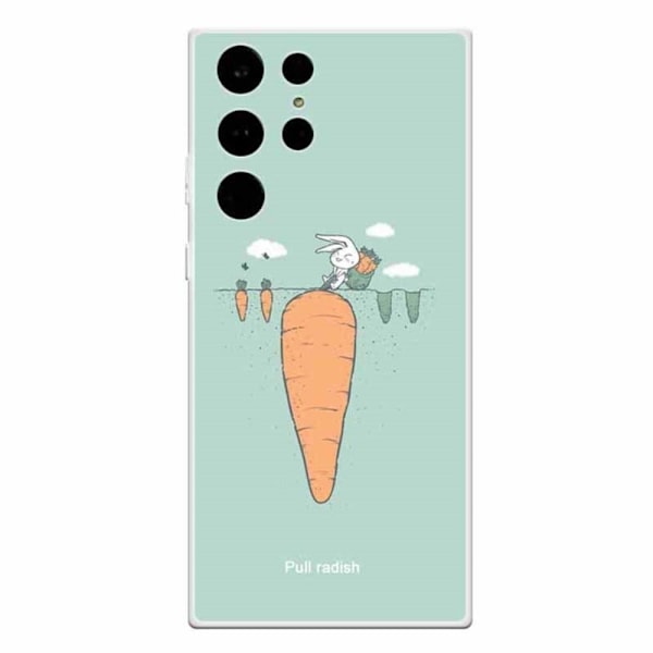 Deco Samsung Galaxy S23 Ultra Suojakotelo - Radish And Rabbit Green