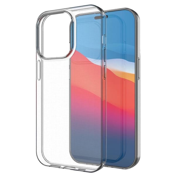 Erittäin ohut läpinäkyvä kotelo iPhone 14 Pro:lle Transparent