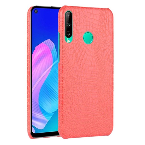 Croco etuit - Huawei P40 Lite E - Rød Red