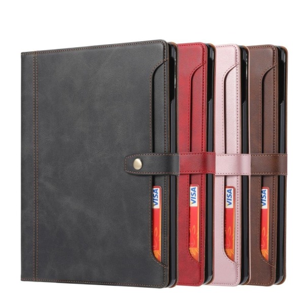 iPad Air (2022) / Air (2020) leather flip case - Brown Brun