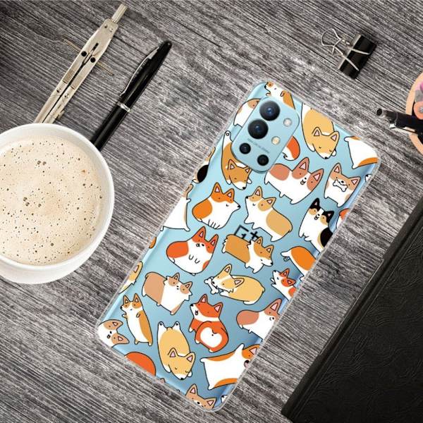 Deco Oneplus 9r Etui - Tegneserie Kat Multicolor