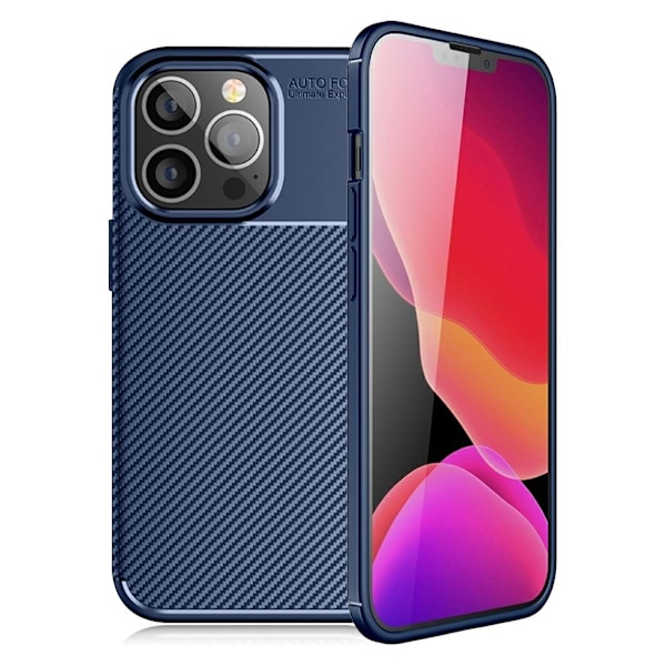Carbon Shield iPhone 13 Pro skal - Blå Blå