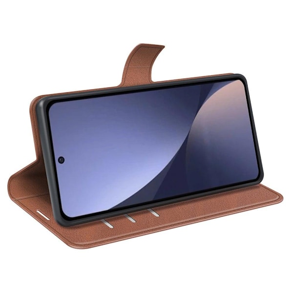 Lompakko Nahkakotelo For Xiaomi 13 - Vaalean Ruskea Brown