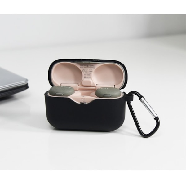Sony WF-H800 silikone etui - Sort Black