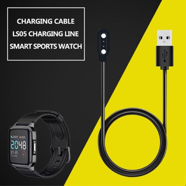 Haylou SmartWatch / Solar USB charging cradle Black