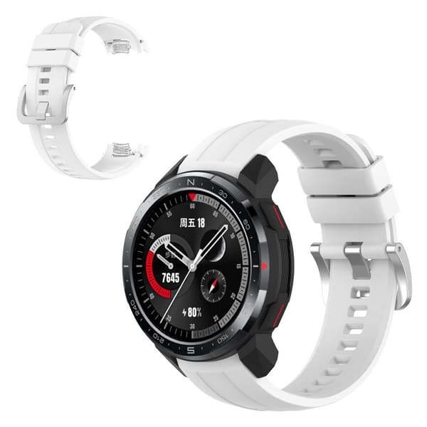 Honor Watch GS Pro silicone watch band - White Vit