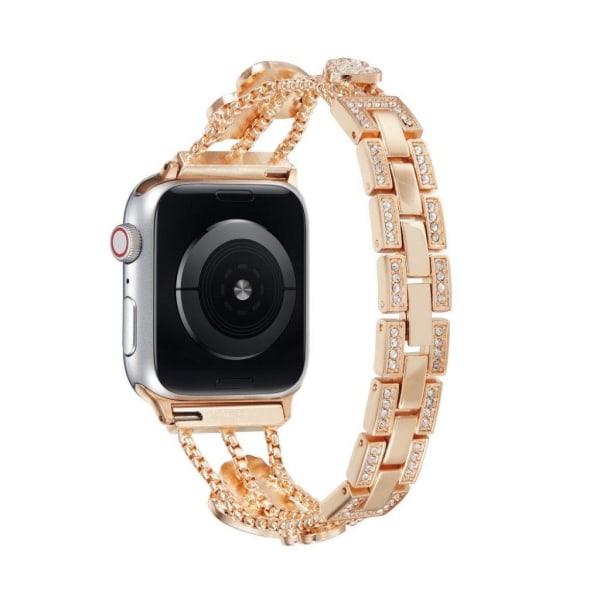 Apple Watch 42mm - 44mm rhinestone gourd décor watch strap - Ros Pink
