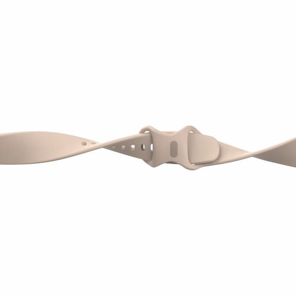 Fitbit Versa 3 / Sense silikoninen kellonauha - Vaaleanpunainen Koko: L Pink