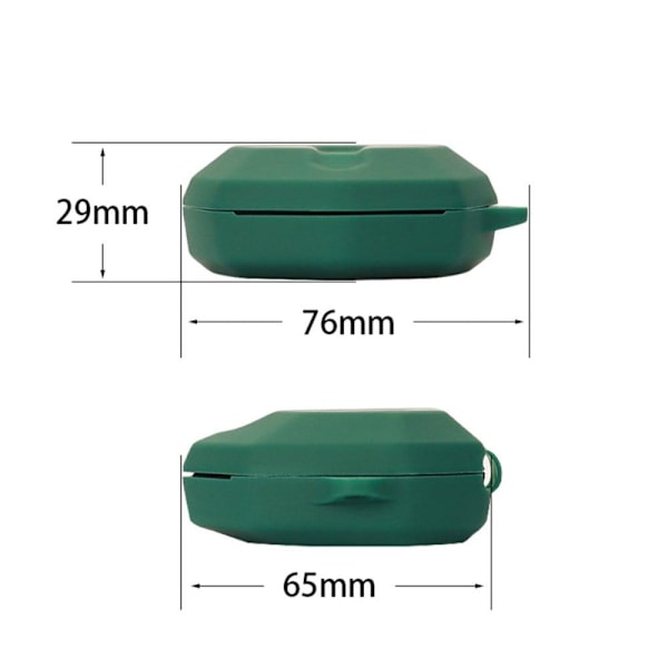 Haylou G3 silikoni tapauksessa solki - Mustanvihreä Green