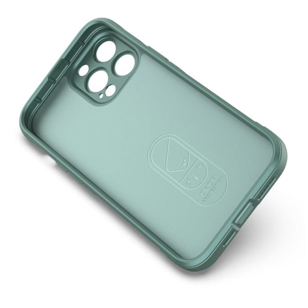 Mjukt greppformat iPhone 13 Pro Max skal - Silver/Grå Silvergrå