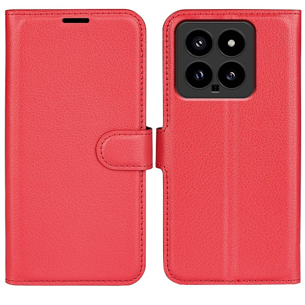 Classic Xiaomi 14 flip kuoret - Punainen Red