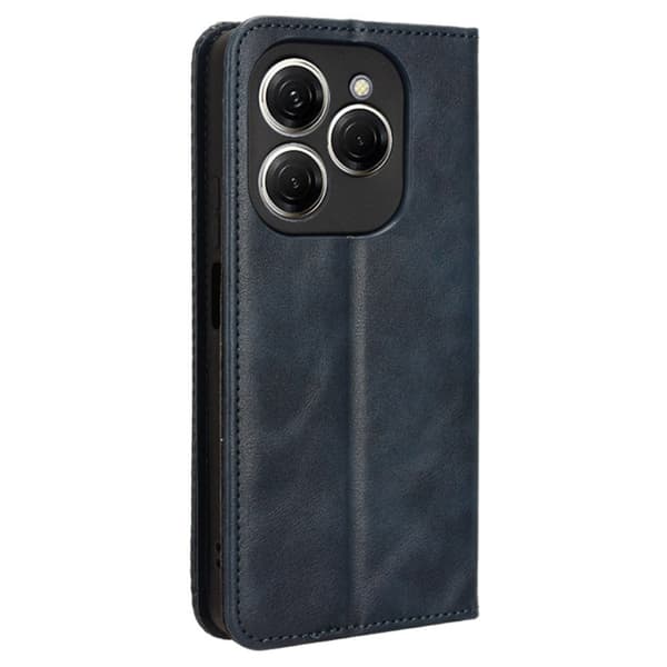Bofink Vintage Tecno Spark 20 Pro læderetui - Blå Blue