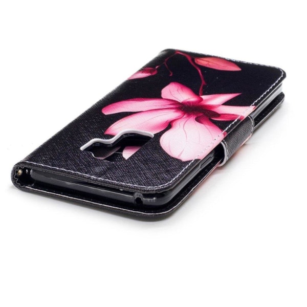 Samsung Galaxy S9 Plus Fodral med ett snyggt motiv - Stor blomma Lila