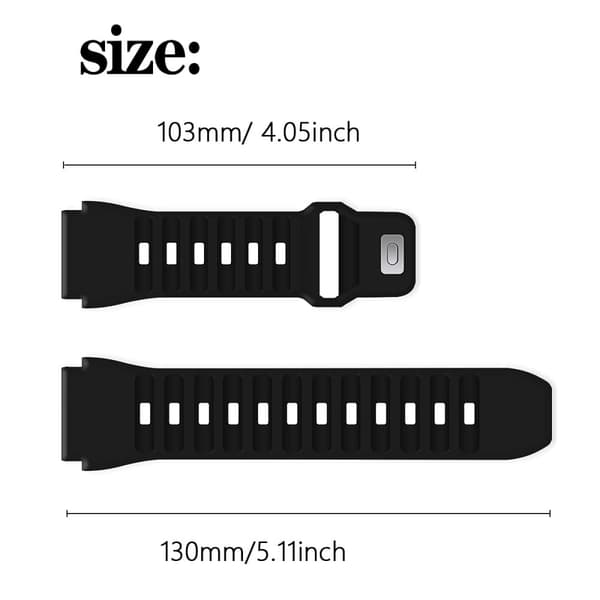 Garmin Fenix 7X Mjukt silikonarmband för klocka Justerbart handledsband Ersättning - Midnattsblå Blå