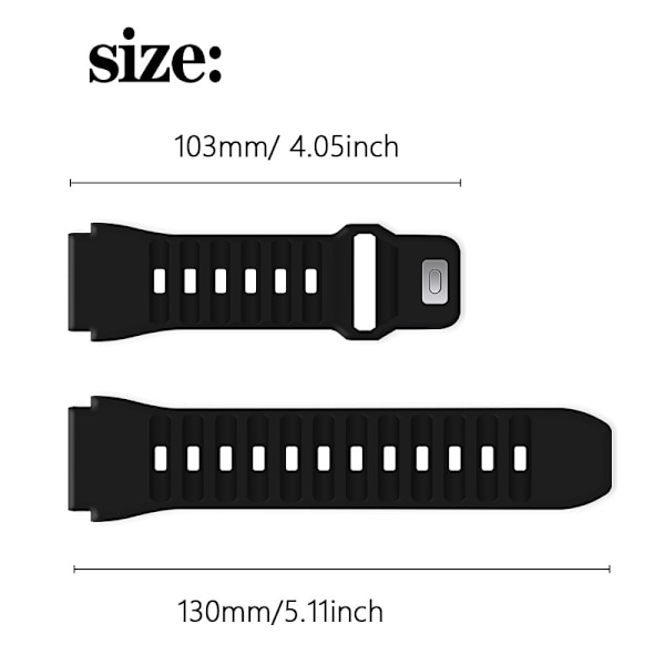 Garmin Fenix 7X Soft Silicone Watch Strap Adjustable Wrist Band Replacement - Midnight Blue Blue