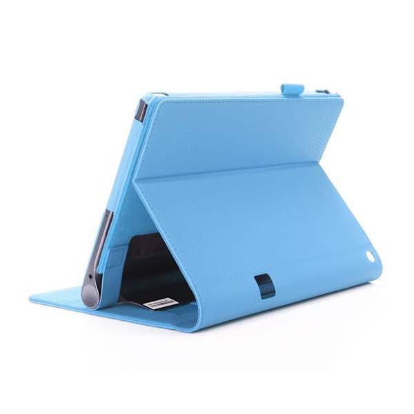 Lenovo Tab 3 Plus 10 Enfärgat läder fodral - Blå Blå