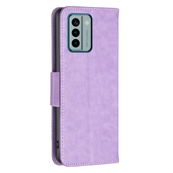 Sommerfugl Nokia G22 Flip Etui - Lilla Purple