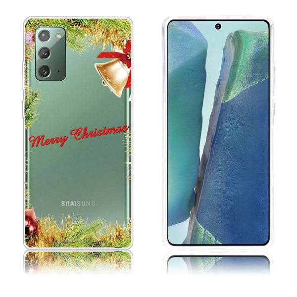 Juletaske til Samsung Galaxy Note 20 - Klokke Gold
