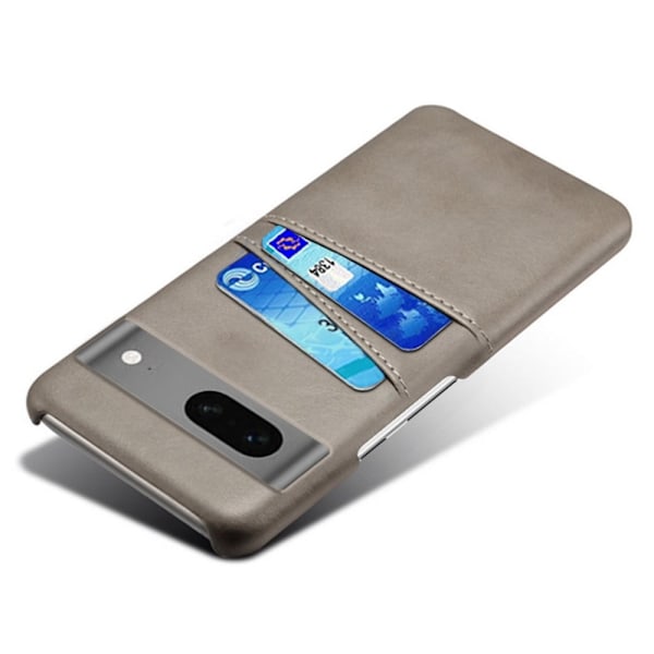 Dual Card Suojakotelo Google Pixel 7a - Harmaa Silver grey