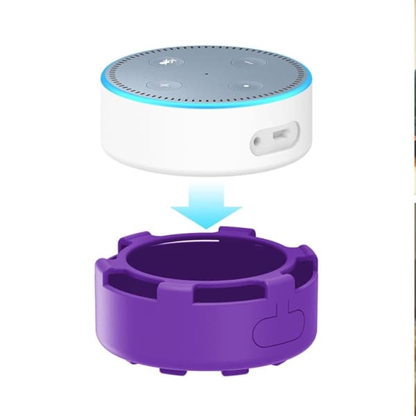 Amazon Echo Dot 2 silikondeksel - Lilla Purple