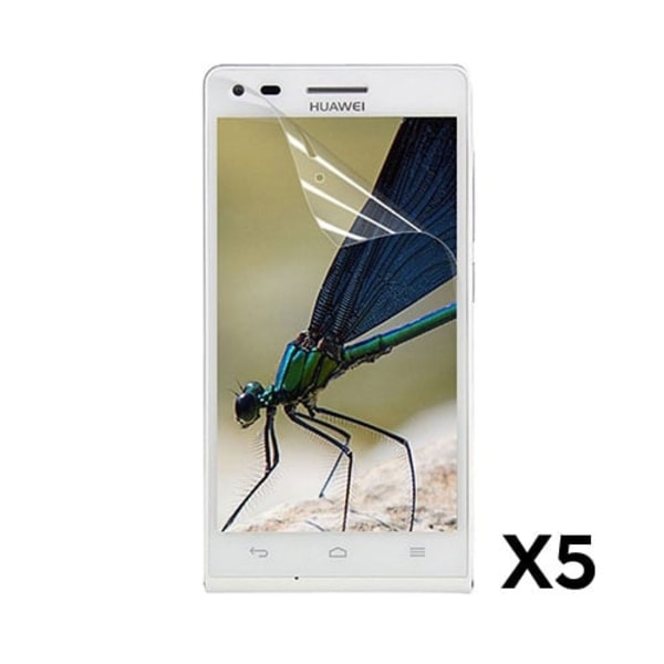 Displayskydd Til Huawei Ascend G6 - 5 Stycken Transparent
