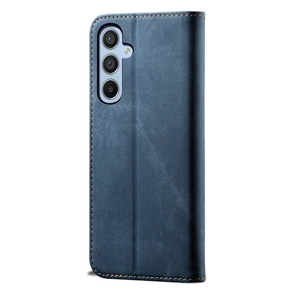 Jeans Samsung Galaxy A54 Flip Fodral - Blå Blå