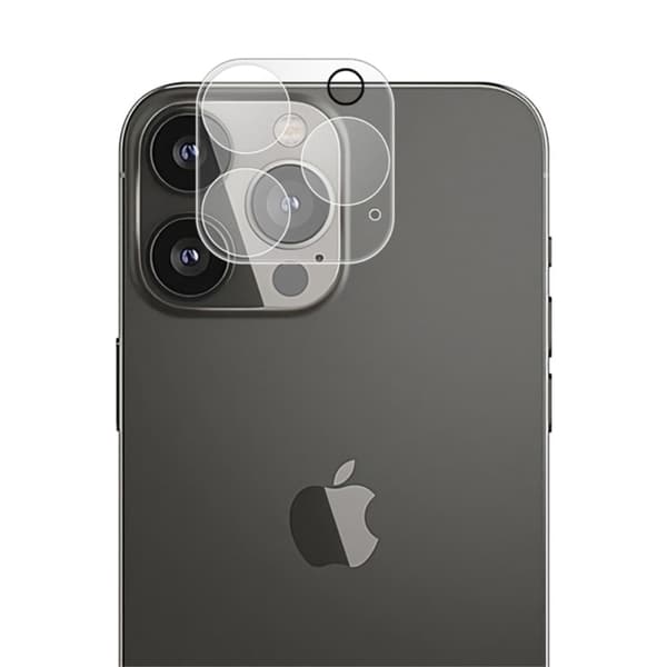 MOCOLO iPhone 14 Pro kameralinsebeskyttelse af hærdet glas Brown