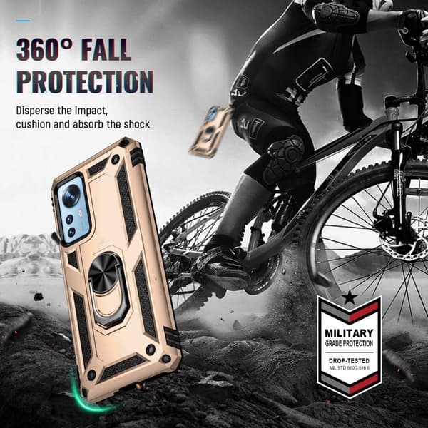 Bofink Combat Xiaomi 12 Pro deksel - Gull Gold