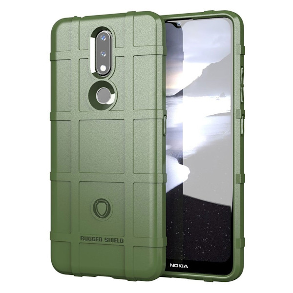 Rugged Shield Etui Nokia 2.4 - Grønn Green