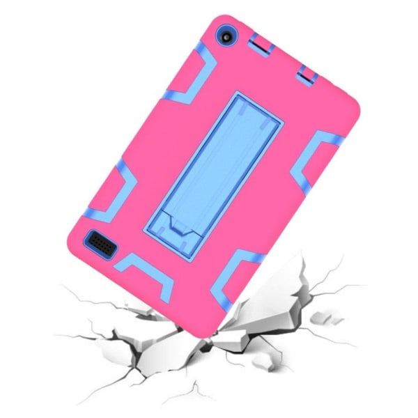 Amazon Kindle (2019) cool silikone etui - Rose / Blå Pink