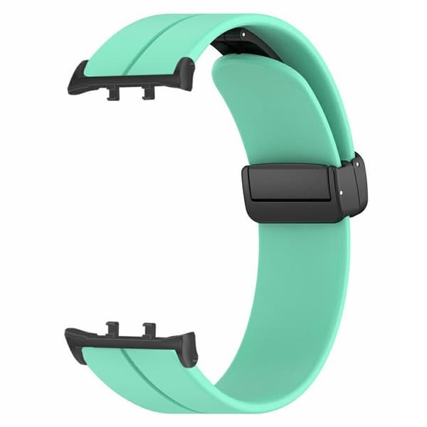 Honor Watch 5 Armband Silikonklockarmband med Magnetiskt Fällbart Lås - Mintgrön Grön