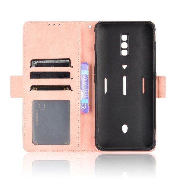 Modern-styled Læder Pung Etui til Zte Nubia Red Magic 6 / 6 Pro - Lyserød Pink