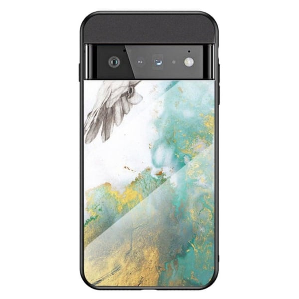 Fantasy Marble Google Pixel 7 cover - Flying Pigeon Marble Multicolor